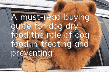 A must-read buying guide for dog dry food, the role of dog food in treating and preventing diseases