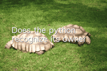 Does the python recognize its owner?