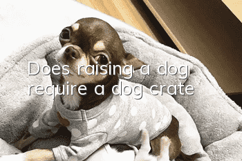 Does raising a dog require a dog crate?