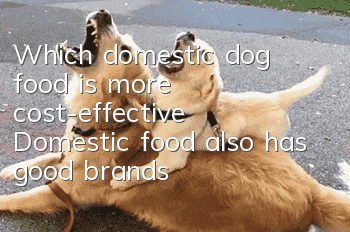 Which domestic dog food is more cost-effective? Domestic food also has good brands