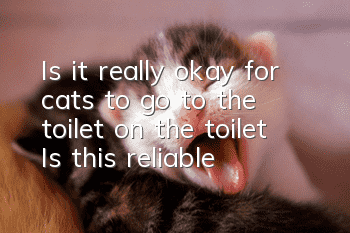 Is it really okay for cats to go to the toilet on the toilet? Is this reliable?